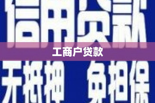 安图工商户贷款