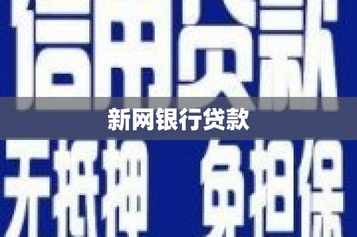 安图新网银行贷款