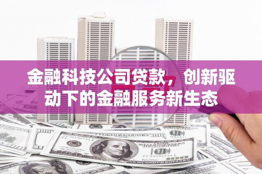 安图金融科技公司贷款，创新驱动下的金融服务新生态