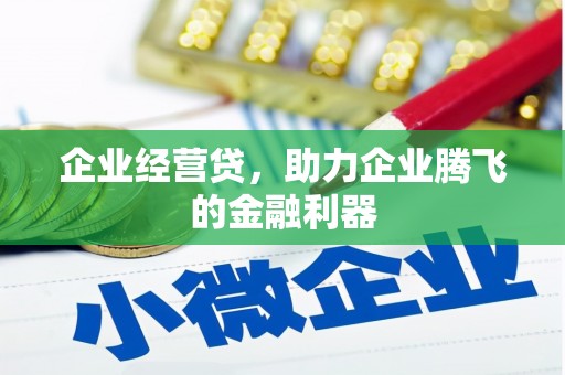 安图企业经营贷，助力企业腾飞的金融利器