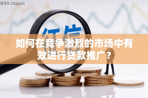 安图如何在竞争激烈的市场中有效进行贷款推广？
