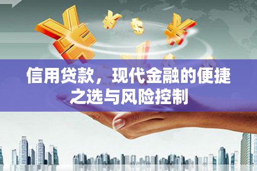 安图信用贷款，现代金融的便捷之选与风险控制