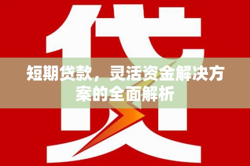 安图短期贷款，灵活资金解决方案的全面解析
