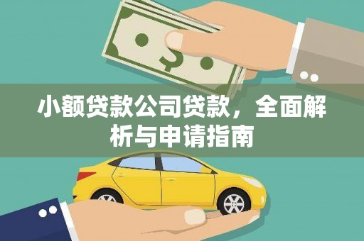 安图小额贷款公司贷款，全面解析与申请指南