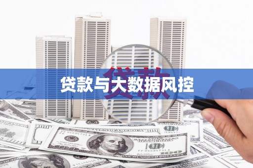 安图贷款与大数据风控
