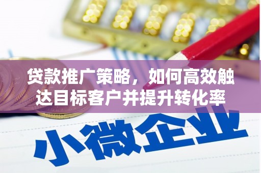安图贷款推广策略，如何高效触达目标客户并提升转化率