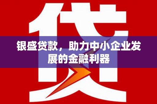安图银盛贷款，助力中小企业发展的金融利器