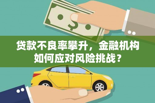 安图贷款不良率攀升，金融机构如何应对风险挑战？