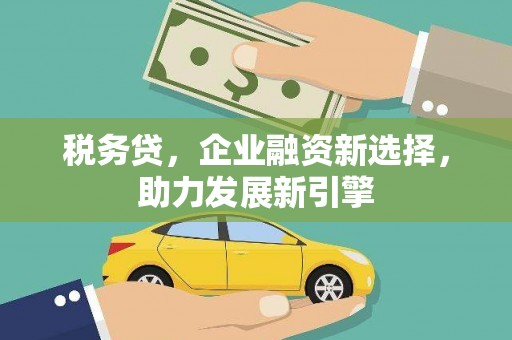 安图税务贷，企业融资新选择，助力发展新引擎