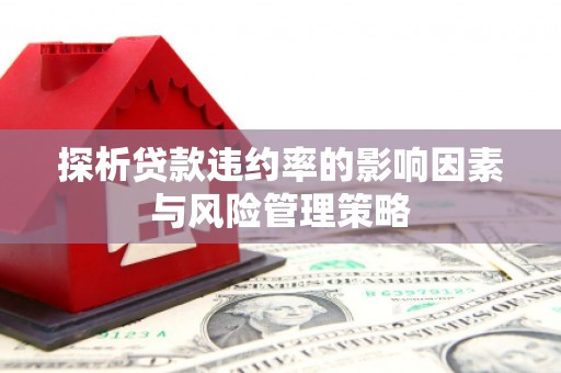 安图探析贷款违约率的影响因素与风险管理策略