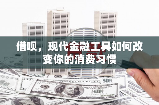 安图借呗，现代金融工具如何改变你的消费习惯