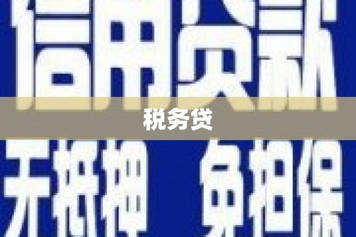 安图税务贷