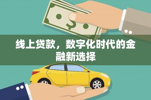 安图线上贷款，数字化时代的金融新选择