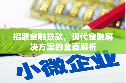 安图招联金融贷款，现代金融解决方案的全面解析