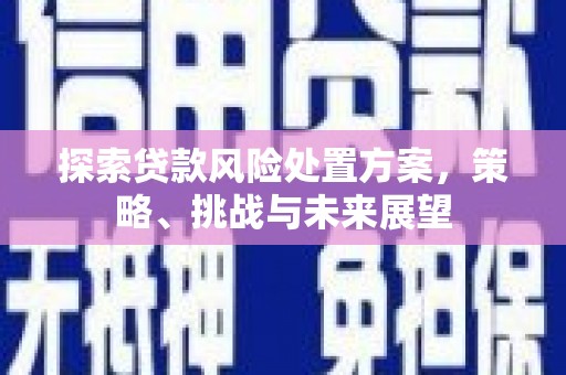 安图探索贷款风险处置方案，策略、挑战与未来展望
