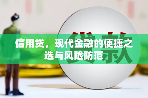 安图信用贷，现代金融的便捷之选与风险防范