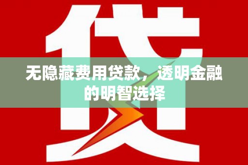 安图无隐藏费用贷款，透明金融的明智选择