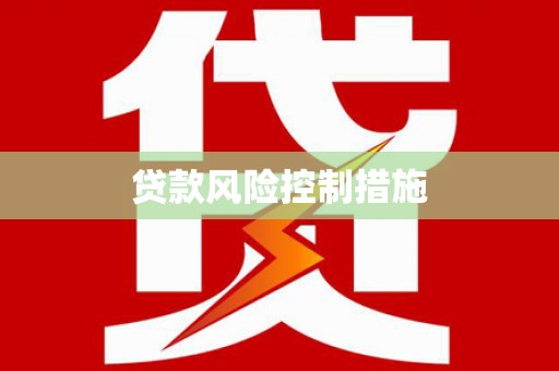 安图贷款风险控制措施