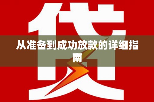 安图从准备到成功放款的详细指南