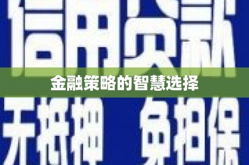 安图金融策略的智慧选择