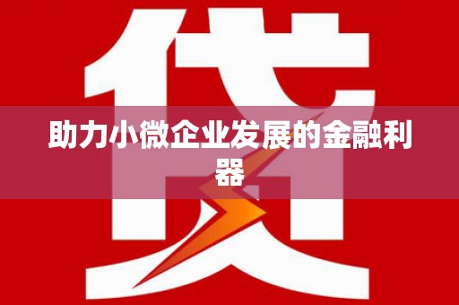 安图助力小微企业发展的金融利器