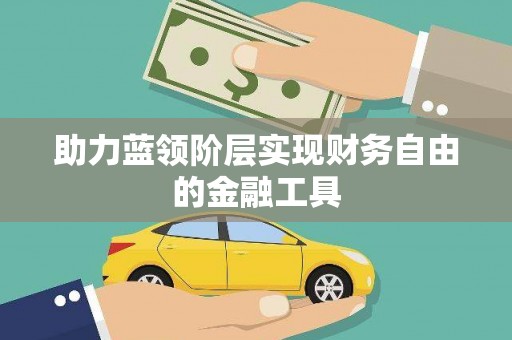 安图助力蓝领阶层实现财务自由的金融工具