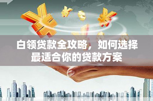 安图白领贷款全攻略，如何选择最适合你的贷款方案