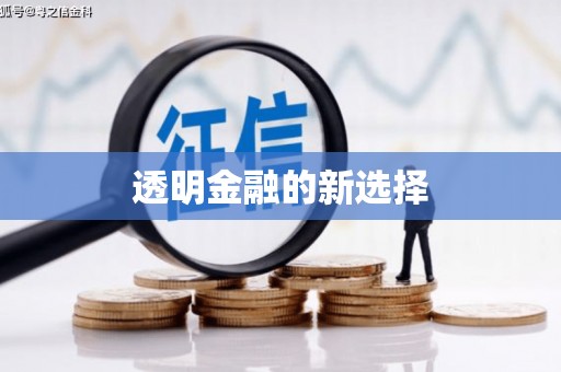 安图透明金融的新选择