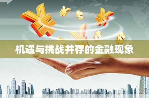 安图机遇与挑战并存的金融现象